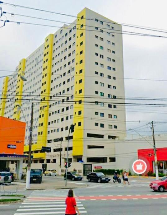 Lindo Flat na Praia da Ocian - Praia Grande Bagian luar foto